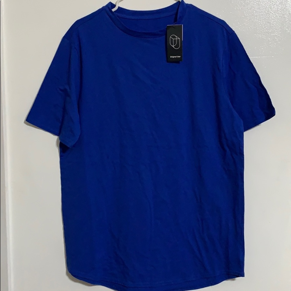 🔥Original use men’s blue short sleeve tee